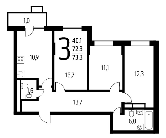 Купить Квартиру Жк Новые Ватутинки Москва